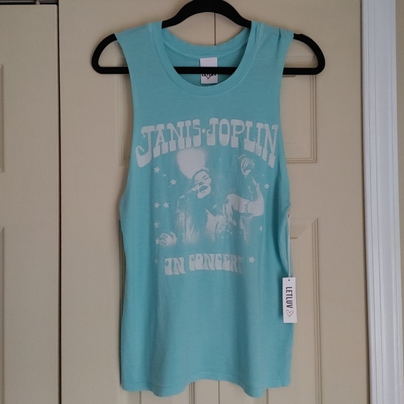 Janis Joplin Muscle Tank NWT - Picture 1 of 11